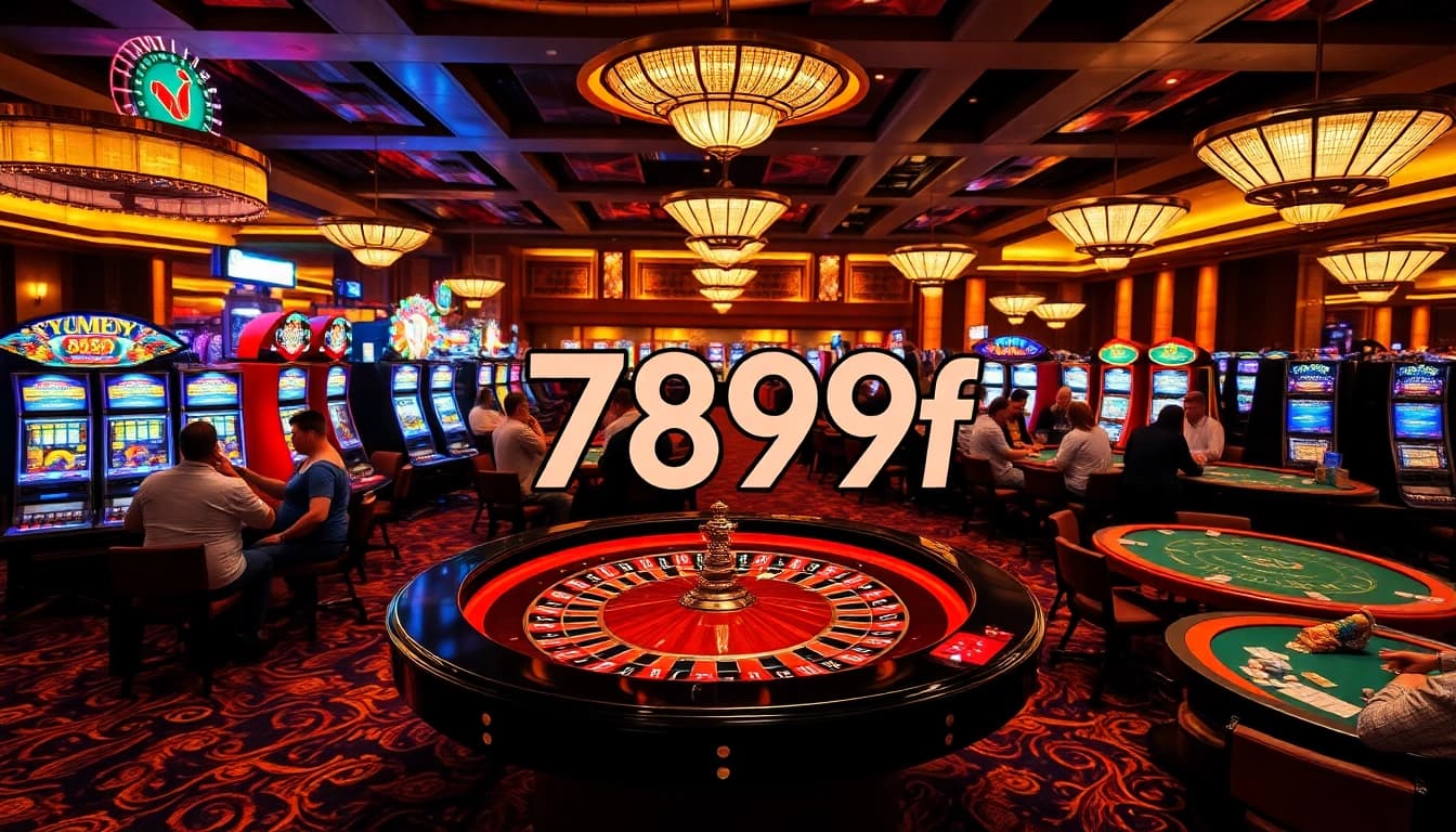 789f players enjoying thrilling bets at a luxurious roulette table in a lively casino.
