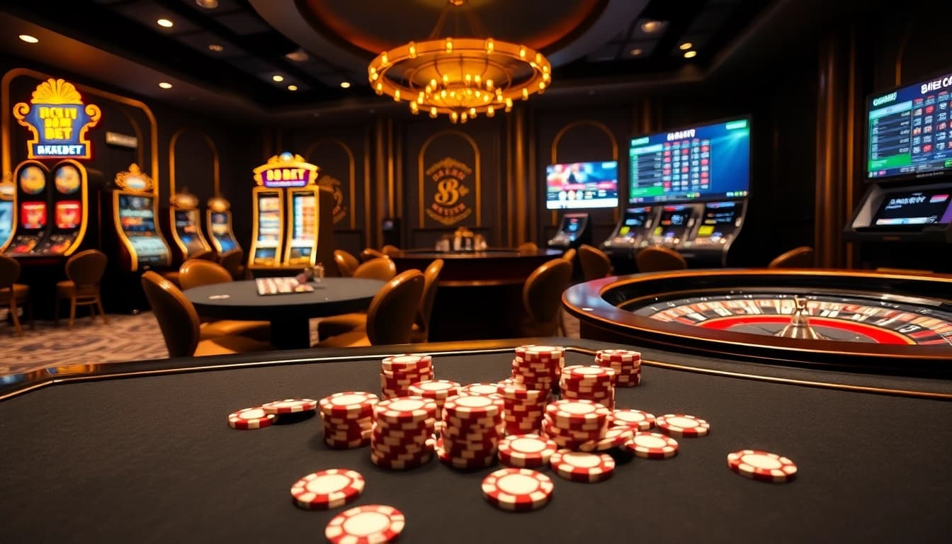 Experience lively casino action with 8KBET, featuring exciting games, elegant tables, and dynamic betting.