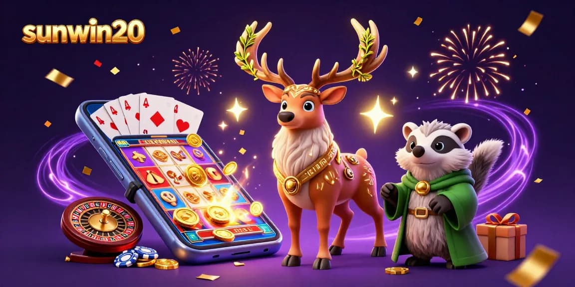 Engage in the thrill of gambling with sunwin20's vibrant casino experience featuring unique characters and dynamic games.