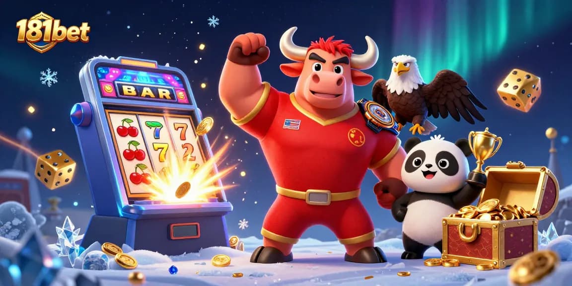 Engage with 181bet's thrilling gaming experience featuring vibrant characters and dynamic casino elements.