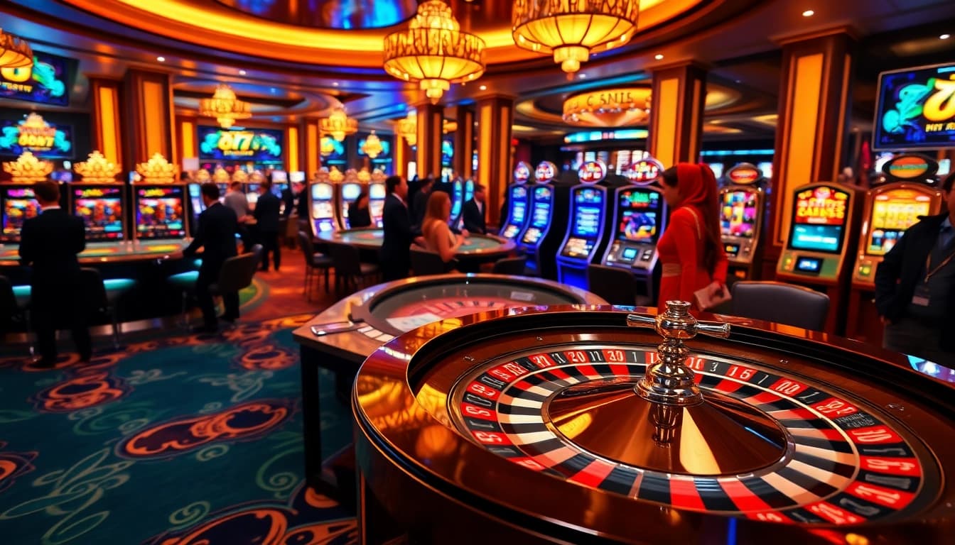 Experience thrilling gameplay at https://fun88.se.net/ with vibrant casino atmosphere and engaging gamblers.