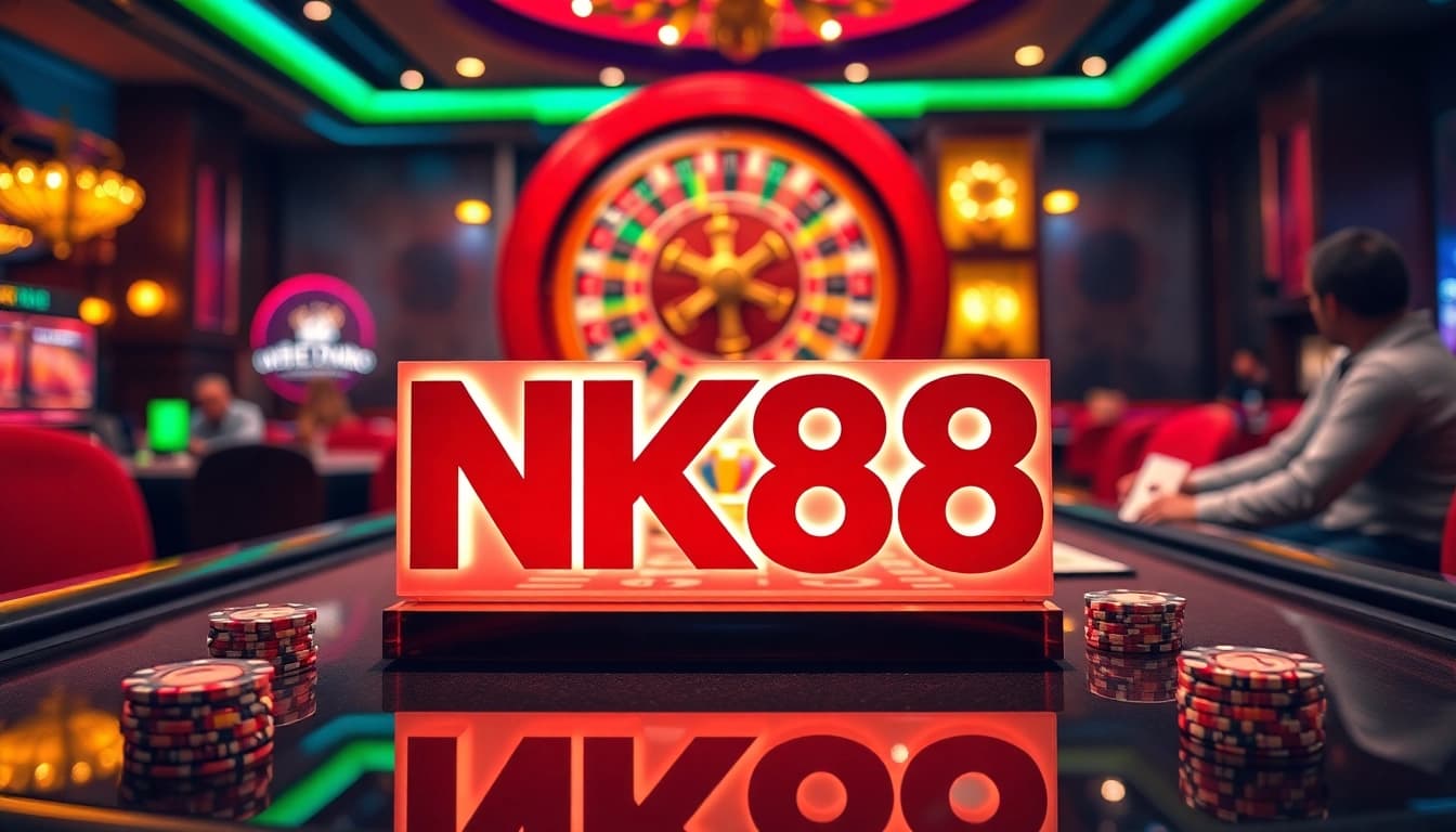 Play exciting poker at NK88 with vibrant casino atmosphere and thrilling games.