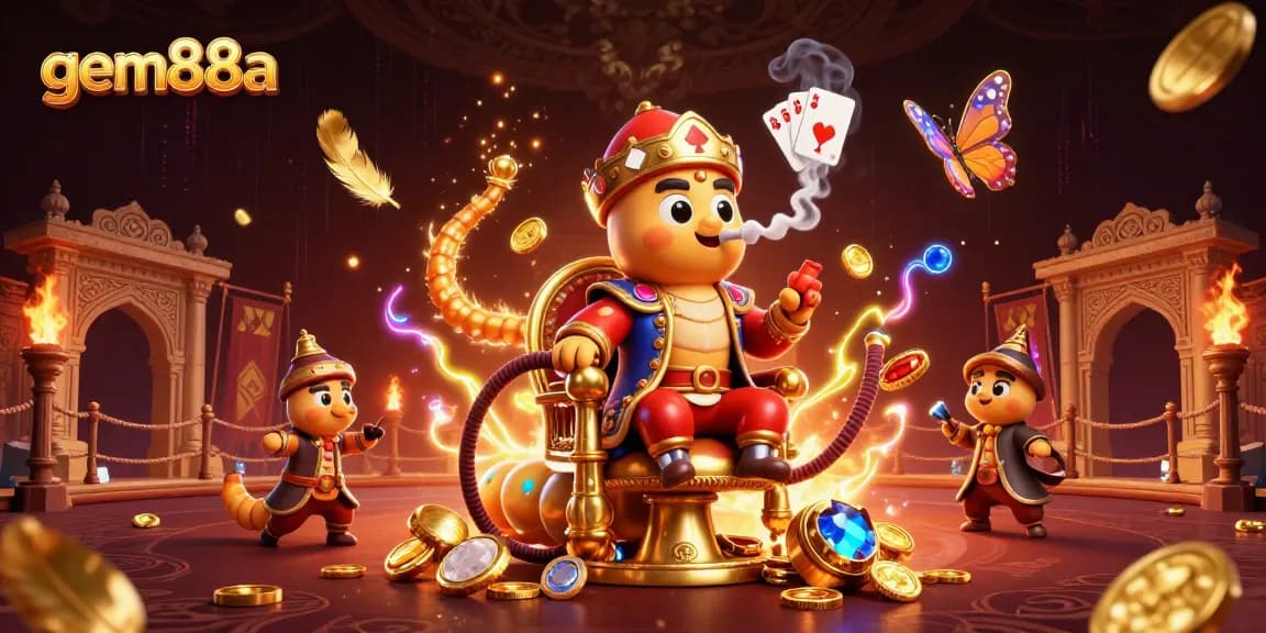 Experience thrilling gameplay at gem88a with unique casino elements in dynamic 3D art.
