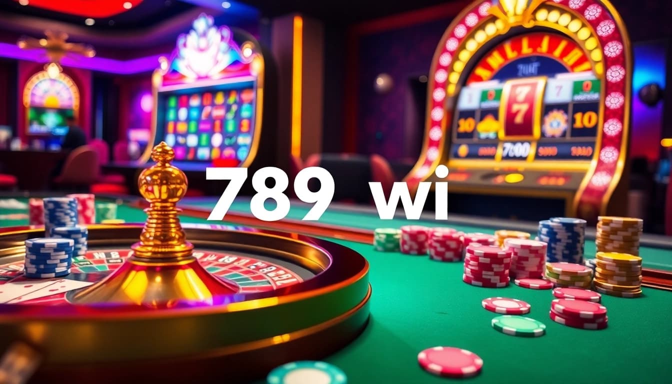Experience the excitement of 789win with vibrant casino tables and thrilling games.