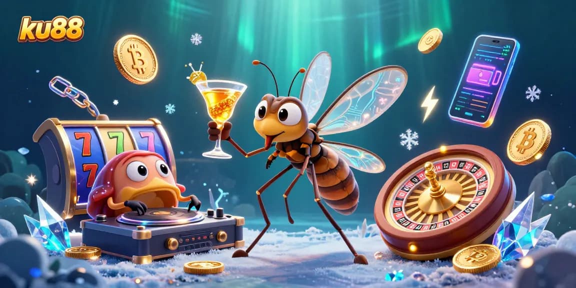 Engage with ku88's vibrant online casino world featuring dynamic 3D characters and elements.
