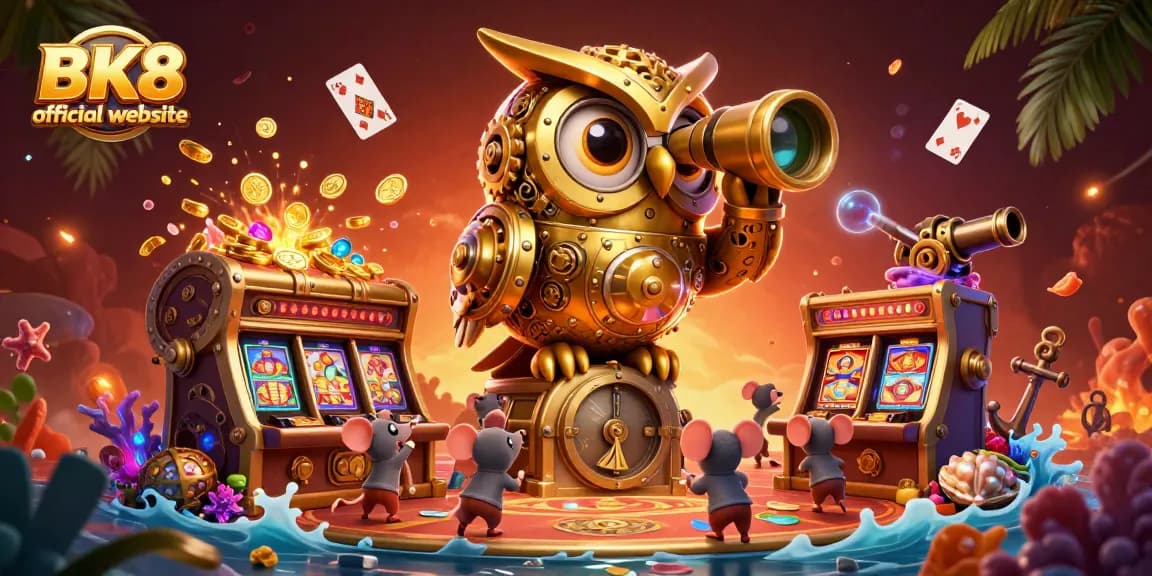 Join the fun at the BK8 official website with exciting gaming scenes and vibrant atmosphere.