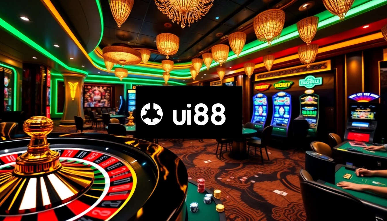 Experience high-stakes gaming with uu88's vibrant casino tables and thrilling slot machines.