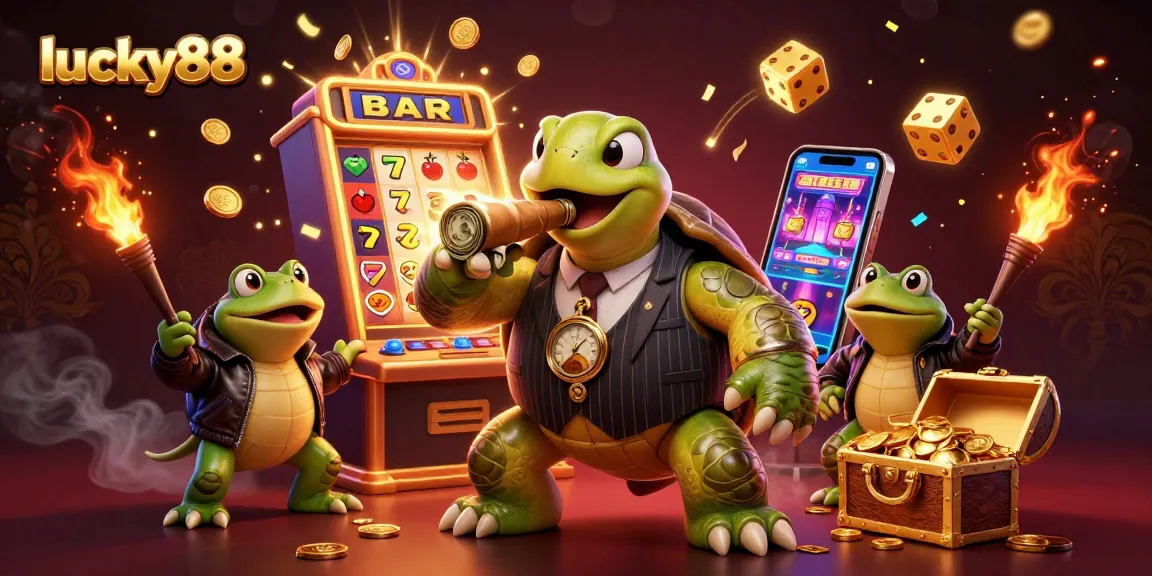 Spin the lucky88 slot machine for massive jackpot wins with vibrant casino elements.