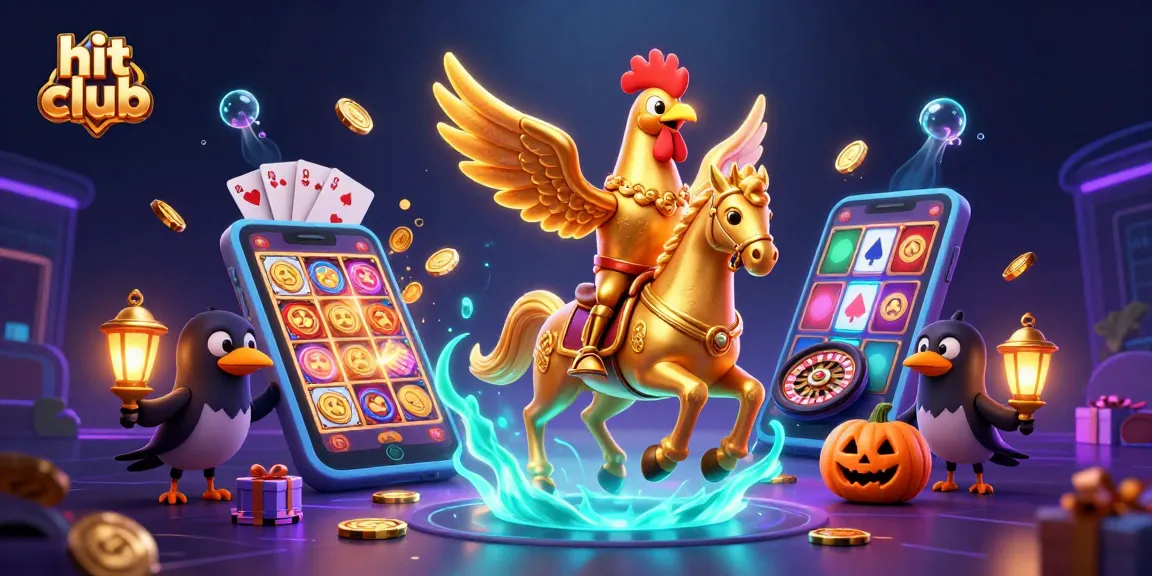 Experience thrilling wins at hit club casino with vibrant 3D gaming elements and engaging characters.