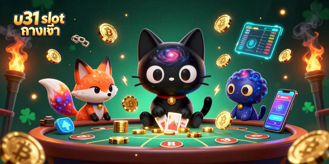 การเข้าถึง u31 slot ทางเข้า ด้วยการรวมแก๊กที่น่าตื่นเต้นที่มีแมวหลุมดำและสุนัขจิ้งจอกในจักรวาล