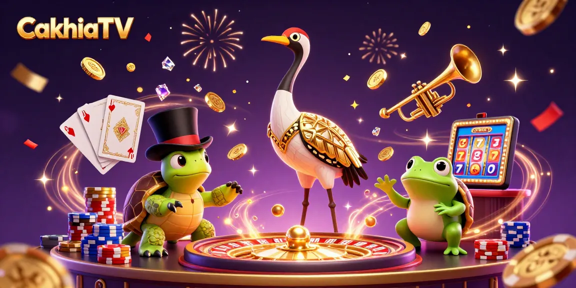 CakhiaTV enhances your gaming experience with vibrant characters and dynamic casino elements.