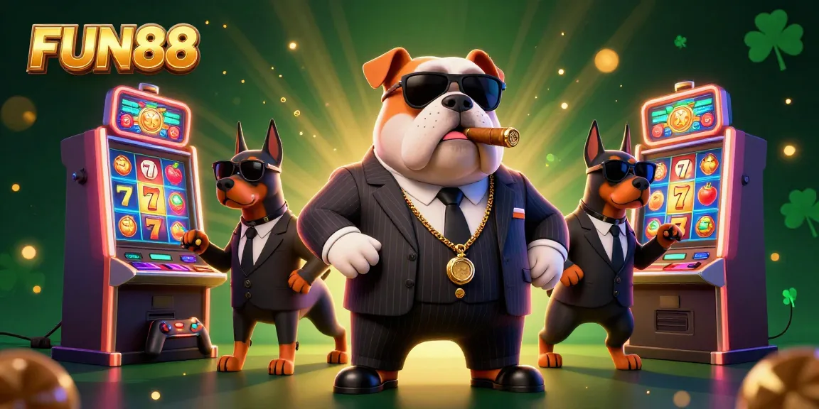 Experience FUN88's thrilling slot games with vibrant elements and dynamic casino action.